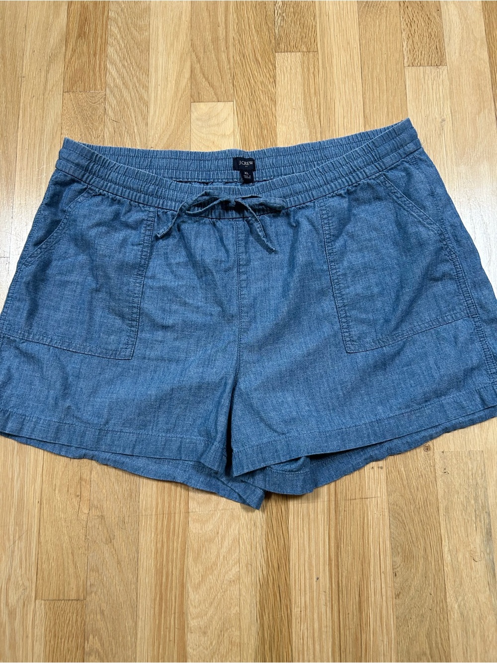 J. Crew Women’s 100% Cotton Elastic Waist Shorts with Pockets